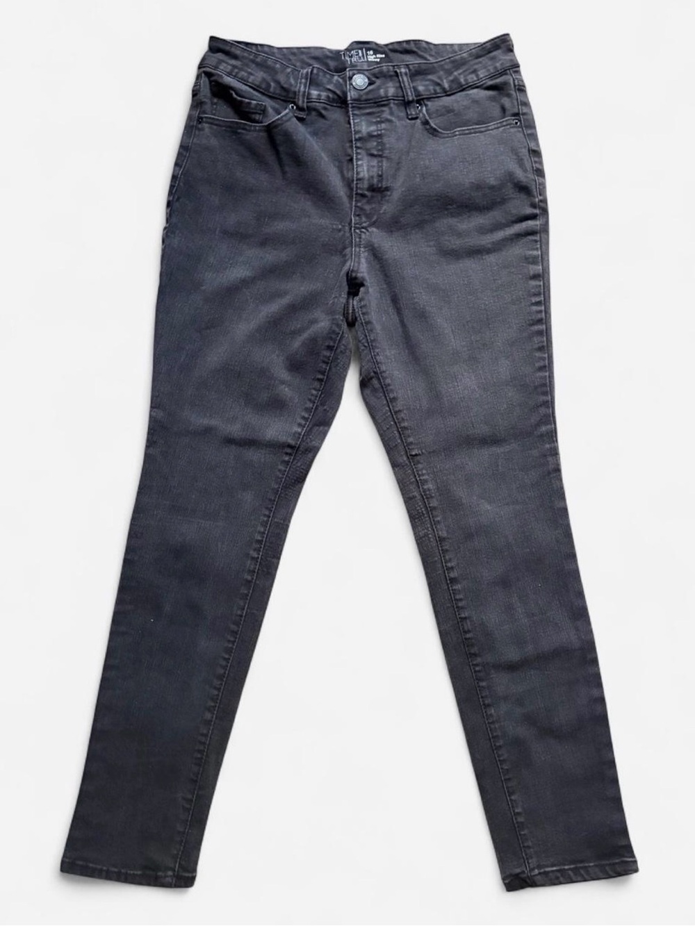 High-Rise Black Women's Skinny Jeans